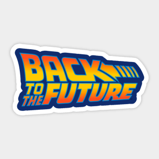 Back to the Future Retro Sticker